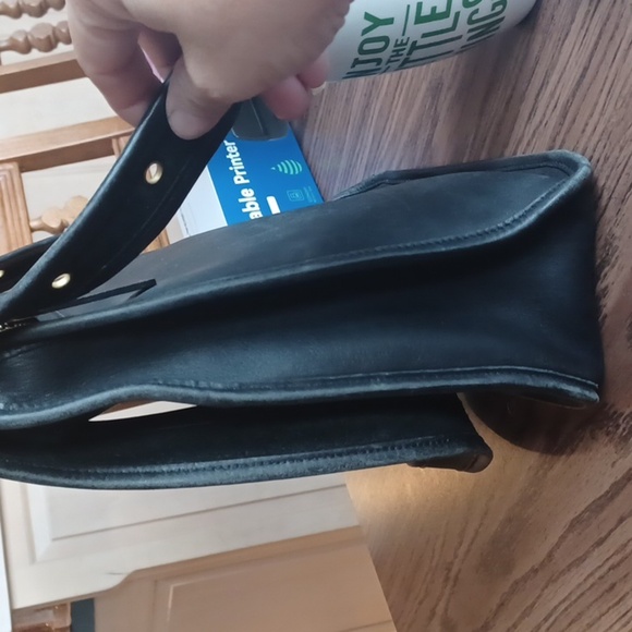 Coach Vintage Legacy Zip Black Handbag Shoulder Crossbody Purse Tote C2P-9966 - Picture 4 of 8